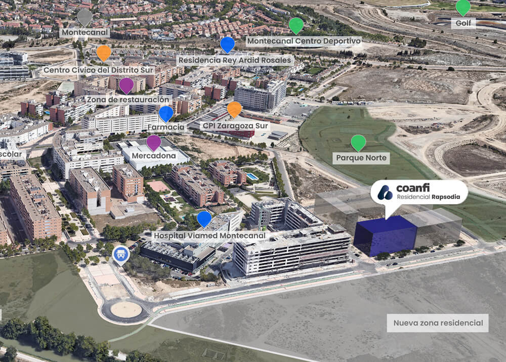 Ubicación y entorno Residencial Rapsodia